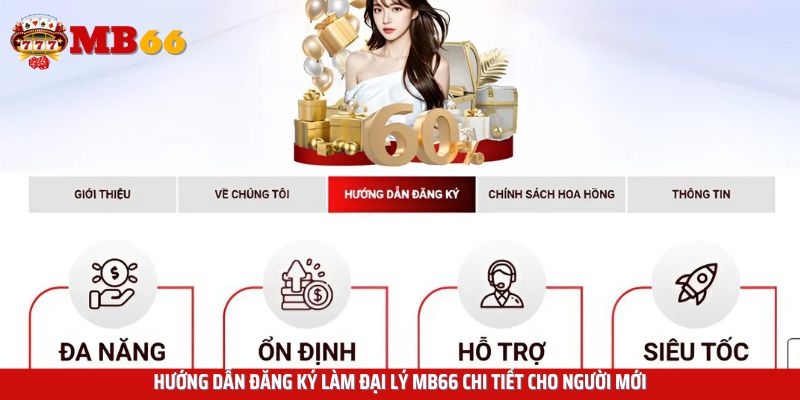 Tiến trình đăng ký đại lý Mb66 khá đơn giản